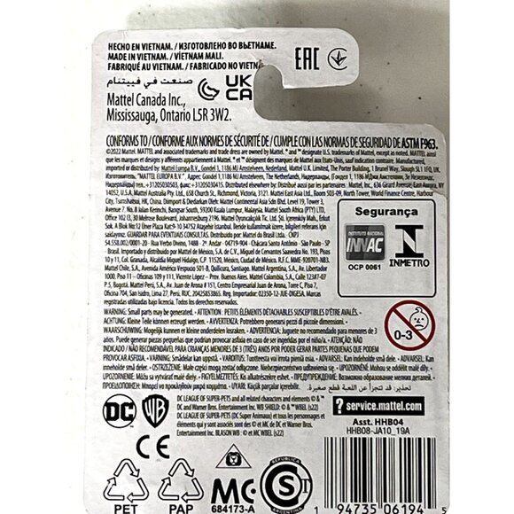 DC Super Pets Chip the Squirrel Micro Action Figure 2022 Mattel Sealed - Picture 4 of 5